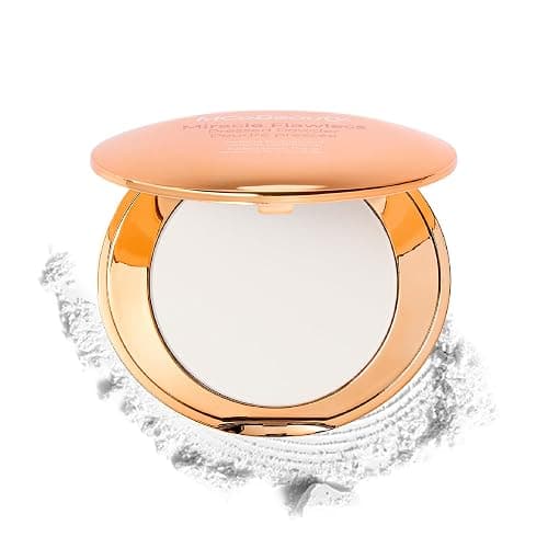 MCoBeauty - Miracle Flawless Pressed Powder - Translucent - Compact Powder with Rose Flower Extract and Sweet Almond Oil - Helps Finish and Refine the Look of Makeup - Image 1