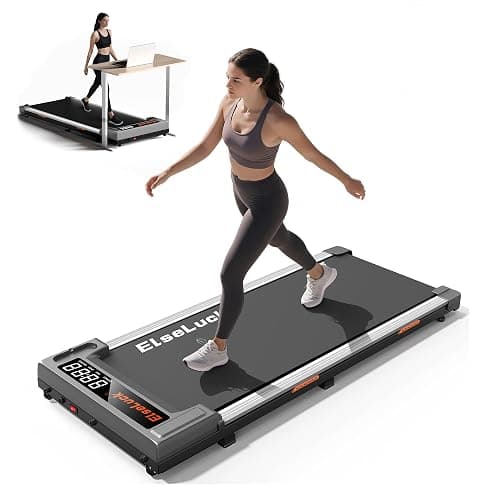 Walking Pad Treadmill, Under Desk Treadmill for Home and Office with Remote Control, Portable 2.5 HP Walking Jogging Running Machine in LED Display - Image 1