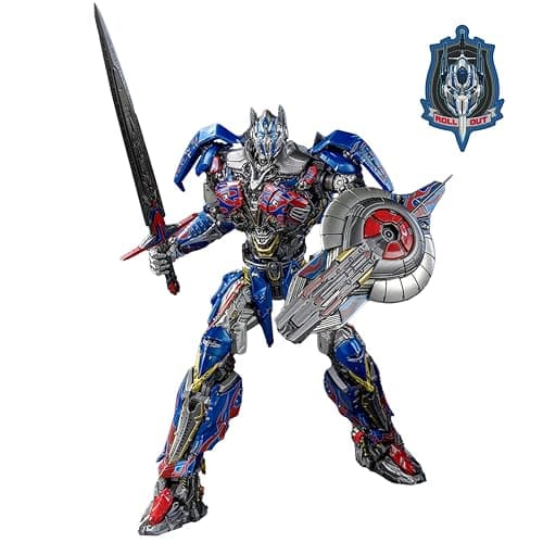YOLOPARK Transformers: The Last Knight Optimus Prime with Upgraded Weaponry,Highly Articulated 7.87 Inch Transformers Action Figure for Ages 15 and Up,No Converting - Image 1