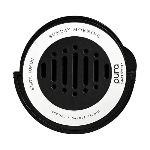 Pura & Brooklyn Candle Studio - Car Scent Refill for Pura Car Diffusers - Premium Fragrance for Smart Diffuser - Long Lasting, up to 30 Days of Scent - Sunday Morning - Image 1