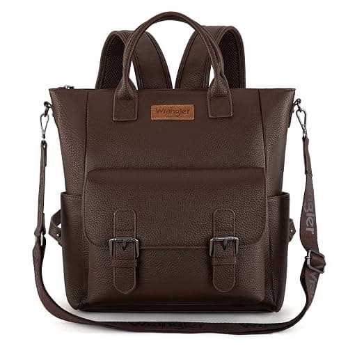 Montana West Wrangler Backpack Purse for Women Medium Convertible Shoulder Bag with Strap for Travel Work - Image 1