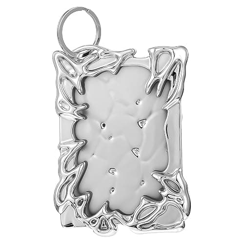JIYIN Photocard Holder, Kunststoffe Unregelmäßig Rahmen Kpop Photocard Holder Kpop Keychain ID Card Holder Badge Holder Y2K Fotokartenhalter - Image 1