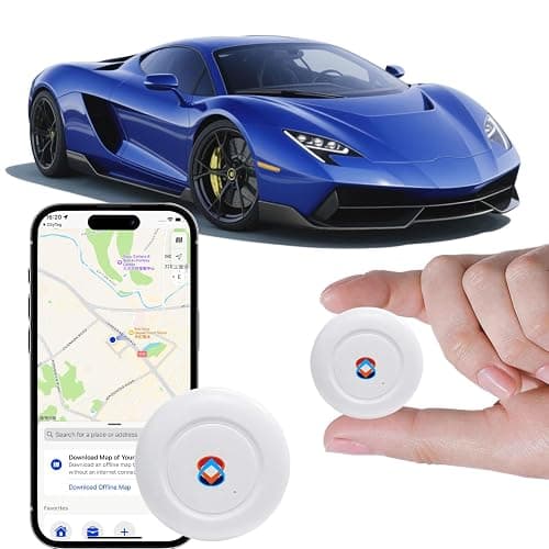 2026 GPS Tracker for Vehicles, Cars & Kids–Real-Time Tracking with Worldwide Coverage | No Monthly Fee & No SIM Needed | IP67 Waterproof | Long Battery Life | Compatible with iPhone & Android - Image 1