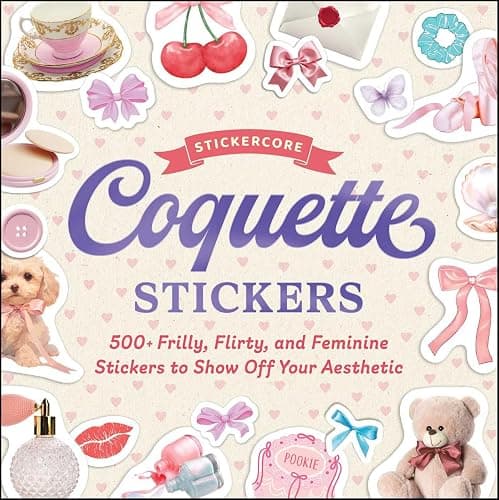 Coquette Stickers: 500+ Frilly, Flirty, and Feminine Stickers to Show Off Your Aesthetic (StickerCore) - Image 1