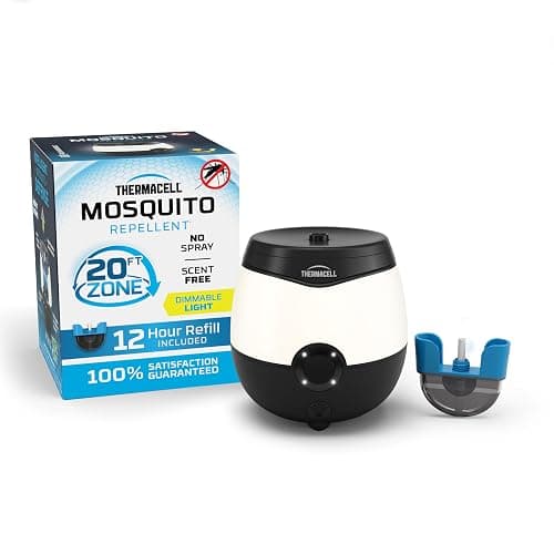 Thermacell E-Series Rechargeable Mosquito Repeller with 20’ Mosquito Protection Zone; Bug Spray Alternative; Scent Free - Image 1