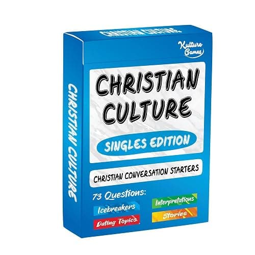 Kulture Games Christian Culture (Singles Edition) - Conversation Starters to Spark Meaningful Discussion Between Christian Singles - Christian Party Game - Thought Provoking Bible Discussion Cards - Image 1