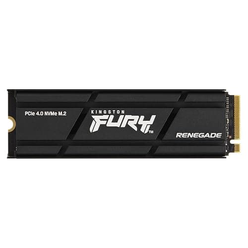 Kingston Fury Renegade 2TB PCIe Gen 4.0 NVMe M.2 Internal Gaming SSD with Heat Sink | PS5 Ready | Up to 7300MB/s | SFYRDK/2000G - Image 1