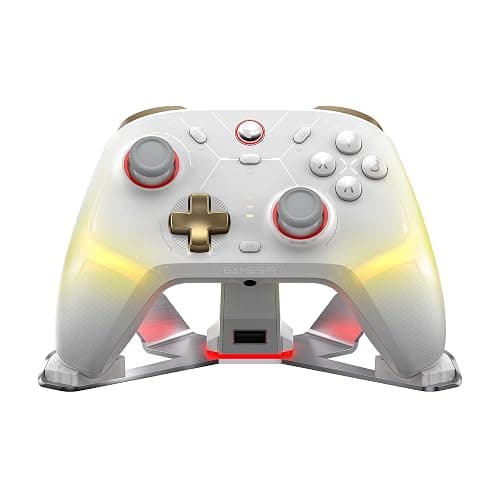 GameSir Cyclone 2 Wireless Controller - 1000Hz Polling Rate, TMR Joysticks, Hall/Micro 2-in-1 Triggers for PC/Switch/Switch 2/Android/iOS, PC Gaming Controller with Charging Dock(White) - Image 1