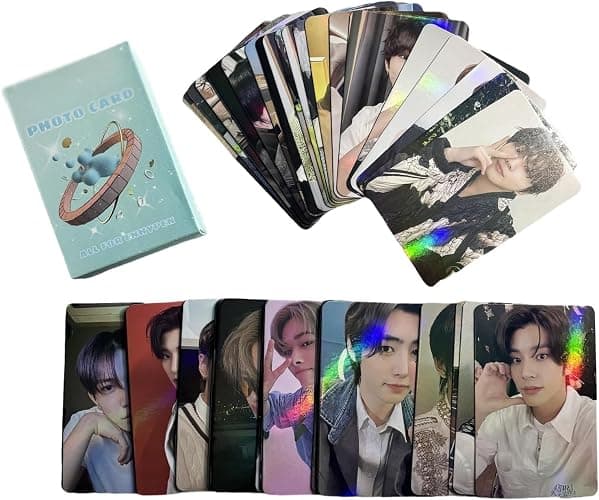 Yuto kpop Laser Photocard 55pcs Laser Card Kpop LOMO Cards Kpop Album Card lase message Postcard Gift for Fans Daugher - Image 1