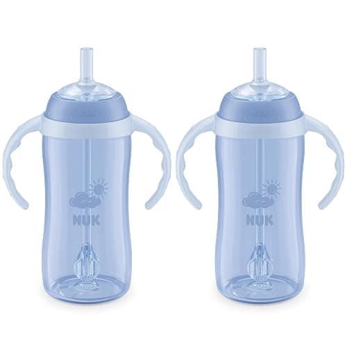 NUK Learner Straw Cup 10oz - Toddler Cup with Soft Straw for Easy Drinking Suitable for Ages 8 Months and Up - Image 1