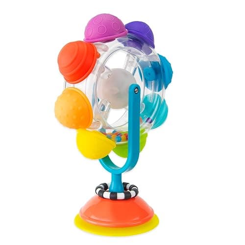 Sassy Rainbow Wheel High Tray Toy, Age 6+ Months - Image 1
