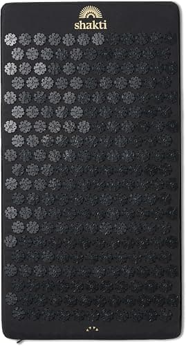 ShaktiMat Premium Acupressure Mat, Level 2 Intensity in Shakti Black, Massage Muscles, Aid Sleep & Unlock Inner Tension | Similar to Acupuncture, No Needles Required - Image 1