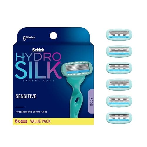 Schick Hydro Silk Sensitive Razor Blade Refills