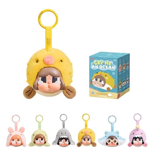 POP MART Crybaby Cry Me an Ocean Series - Vinyl Plush Pendant Blind Box, Bag Charm, Beach Bag Accessories, Collectible Holiday Birthday Gifts for Kids Adults, Single Box - Image 1