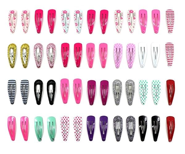 Zapire 52pcs Small Hair Clips for Girl No Slip Snap Barrettes for Toddlers Girls Kids Women Hair Accessories - Image 1
