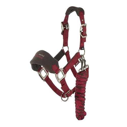 LeMieux Mini Vogue Halter & Leadrope for Ponies - Extra Padding, Adjustable at Curb and Poll Strap - Ember - Image 1