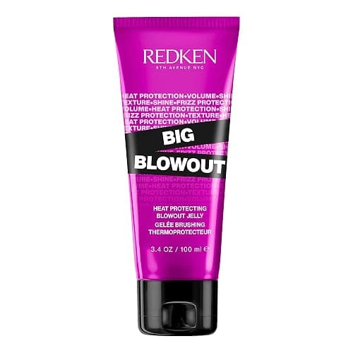Redken Big Blowout Heat Protection Gel Serum, for All Hair Types, Volume for Fine Hair, Blowdry Gel, Frizz Control Gel, Humidity Resistance, Humidity Protection Gel - Image 1