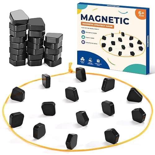 Magnetic Chess Game with Stones for Kids and Adults | Strategy Board Games for Family Game Night, Ages 6+ - Image 1