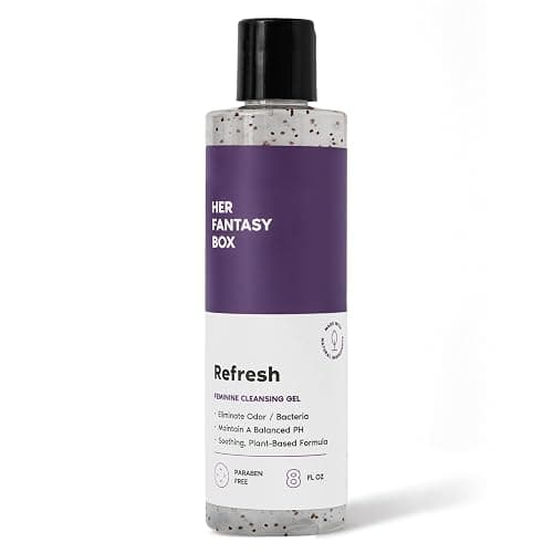 Her Fantasy Box | Refresh pH Balancing Shower Gel - Natural Feminine Hygiene Solution for Gentle Cleansing, Odor Control, and Skin Nourishment - pH-Balanced Formula for All Skin Types (8 oz) - Image 1