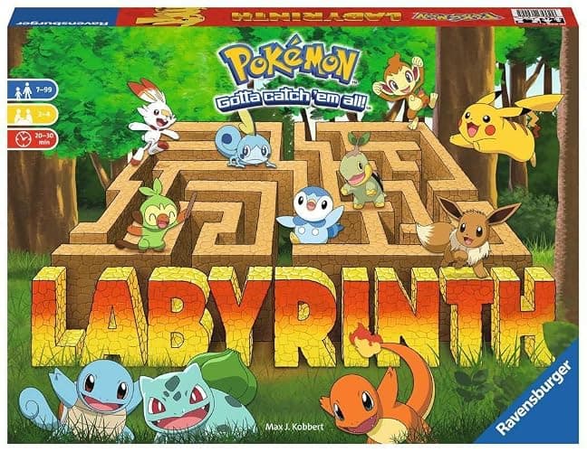 Ravensburger Labyrinth Pokemon Board Game - A Strategic Maze Adventure for Family Nights & Pokemon Parties - Includes Pikachu, Bulbasaur, and More - Great Birthday Gift for Kids Ages 7 and Up - Image 1