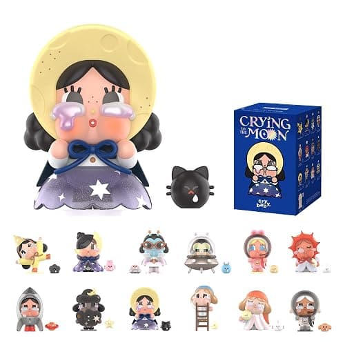 POP MART Crybaby Crying to The Moon Series Blind Box Figures, Collectible Toys Home Decorations, Holiday Birthday Gifts for Girls and Boys, Single Box - Image 1