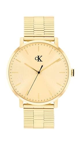 Calvin Klein Men’s CK Real Quartz Watch - Slim Case, Bracelet, Minimalist Dial, Water Resistant Up to 30m - Modern, Classic Timepiece - Gift for Him 42mm - Image 1