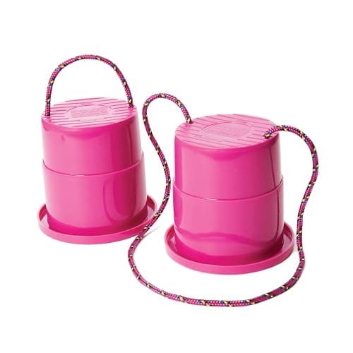 Just Jump It EZ Can Steppers Kids Stilts, Balance Stepping Stones for Kids, Walking Platform Stilt Sensory Stomper Toy for Children - Image 1