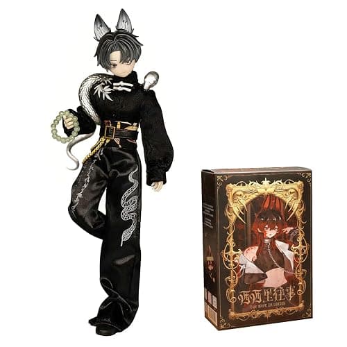 SacPero BJD Dolls BJD Blind Box 1/8 BJD Dolls 9" Ball Jointed Doll Dress Up Dolls Collectible Figures Gift for Party Birthday Ages 15 and Up PVC & ABS Costume Included-The Past in Sicily (Single Box) - Image 1
