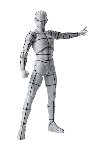 TAMASHII NATIONS - Body Kun -Wireframe-(Gray Color Ver.) -, Bandai Spirits S.H.Figuarts Action Figure - Image 1