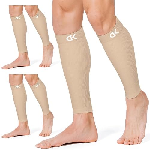 CHARMKING Calf Compression Sleeve for Women & Men Circulation (3 Pairs) 15-20 mmHg is Best Support for Running Cycling - Image 1