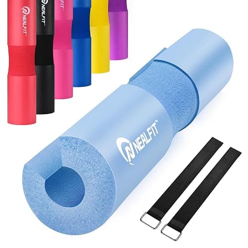 NEALFIT Barbell Pad Squat Pad for Squats—Squat Bar Pad—Great for Weightlifting,Lunges and Hip Thrusts—Foam Sponge Pad—Fit Standard and Olympic Bars Perfectly - Image 1
