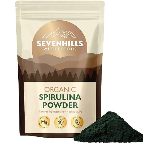 Sevenhills Wholefoods Organic Spirulina Powder 500g | Certified Organic | Nutrient-Dense | 100% Pure & Natural - Image 1