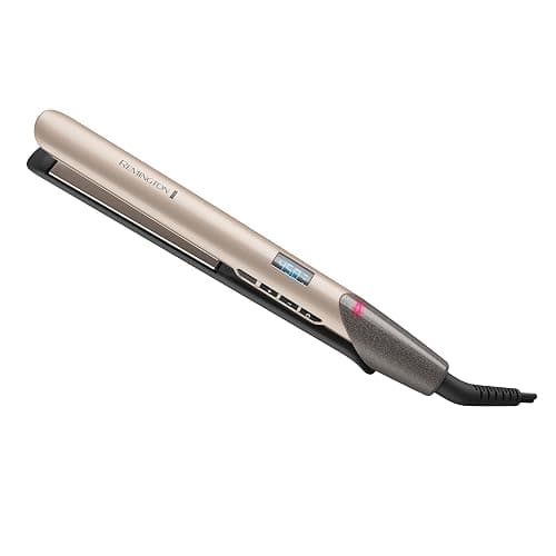 Remington S8A900 Pro 1” Flat Iron with Color Care Heat Control Sensing Technology and Ceramic Color-Lock Coated Plates, Straighten Color Treated Hair While Protecting from Damage and Fading - Image 1