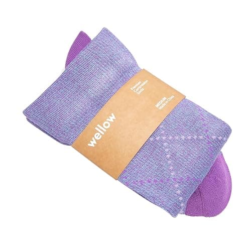 Wellow Premium Socks (Compression Socks - Regular) for Men & Women, Made with Viscose from Bamboo, Knee High, 18-25 mmHg - Image 1