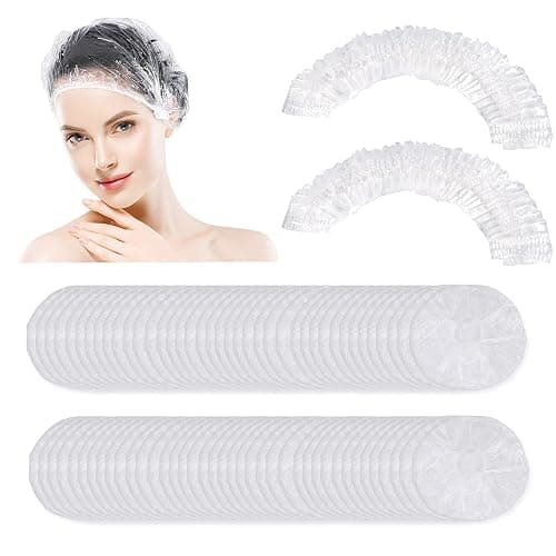 150 PCS Upgrade Disposable Shower Caps. Ceizioes Waterproof Hair Bath Caps. Thickening Shower Cap for Women Kids Girls. Hotel and Hair Salon. Travel Spa. Home Use Beauty Salon - Image 1