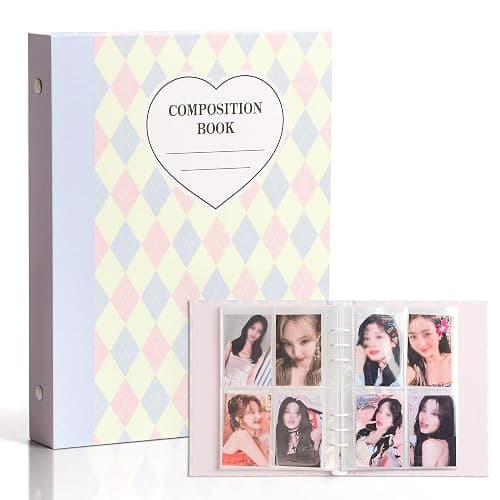 Kpop Photocard Binder, 6 Ring Photocard Holder Collector Album with 240 Card Slots, 30 Double-Sided Photocard Sleeves, A5 Binder for Organizing K-pop Trading Cards - Image 1