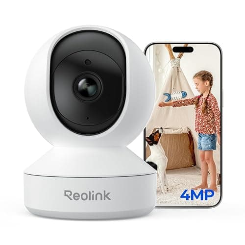 Reolink 4MP Interieur Caméra Surveillance WiFi – Vue à 360°, Suivi Automatique, Détection IA (Personne/Animal/Pleurs), Audio Bidirectionnel, Vision Nocturne, Mode Privé, sans Abonnement – E1 - Image 1