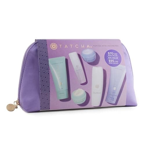 TATCHA Mini Favorites Set | Travel Sized Bestselling Cleansers, Essence, and Moisturizers | $120 Value - Image 1