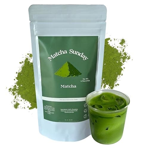 Matcha Sunday Ceremonial Grade Matcha - Kyoto, Japan - Finely Ground Green Tea Powder - Vibrant Green (50g/ 1.75oz) - Image 1