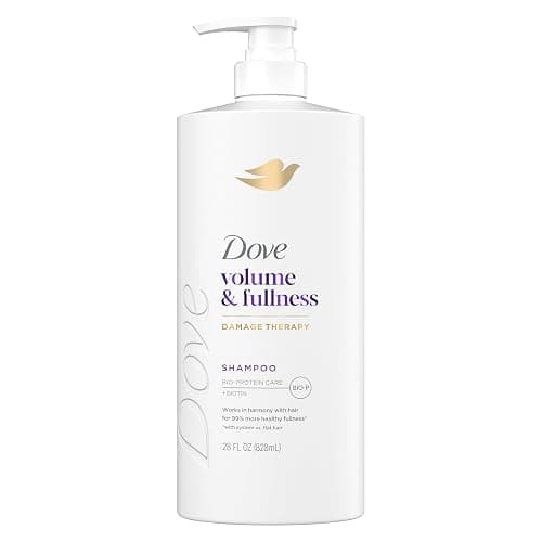Dove Shampoo Volume & Fullness for Fine, Thin Hair with Bio-Protein Care Technology and Biotin 28 Fl Oz - Image 1