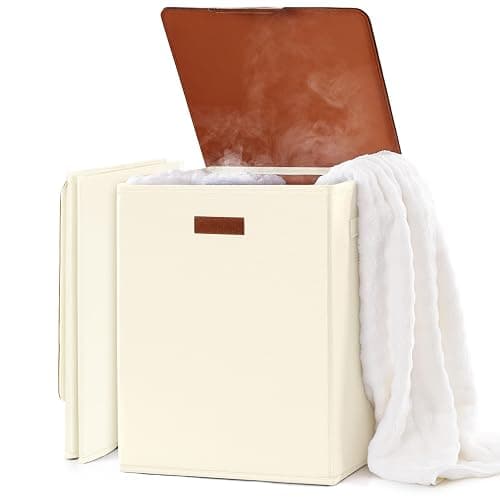 LLUAII Foldable 40L Large Towel Warmer Bucket,360° Even Heating SPA Towel Warmers for Bathroom, Fast Heating with 4 Modes & 30/60/90 Min Presets & Auto Shut-Off, Gift Box - Image 1