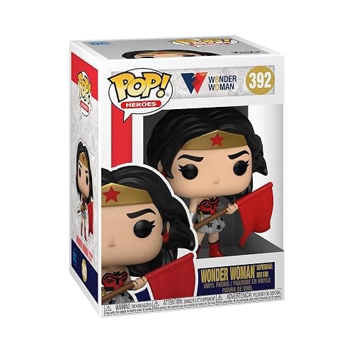 Funko POP Heroes: DC Comics, Wonder Woman 80th Anniversary - Red Son Wonder Woman, Multicolor (54976) - Image 1