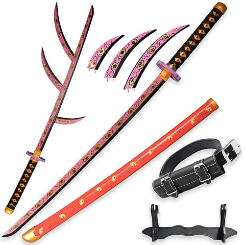 SV Anime Demon Sword Katana 41 Inch Decorative Collectible Gift Cosplay Sword,Various Styles Available - Image 1