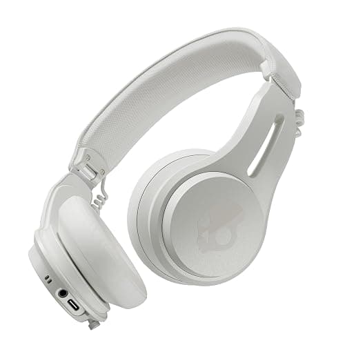 Skullcandy Icon ANC Wireless On-Ear Bluetooth Headphones, Active Noise Cancelling, 60 Hours Battery, Sweat Water Resistant, Foldable Durable Travel Ready, Microphone for iPhone Android - Bone - Image 1