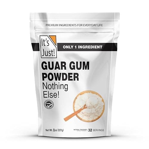 It's Just - Guar Gum, Gluten-Free, Non-GMO, Plant-Based Thickener & Binder, Thickens Cold Items, Keto Baking, Substitute Xanthan Gum, 8oz - Image 1