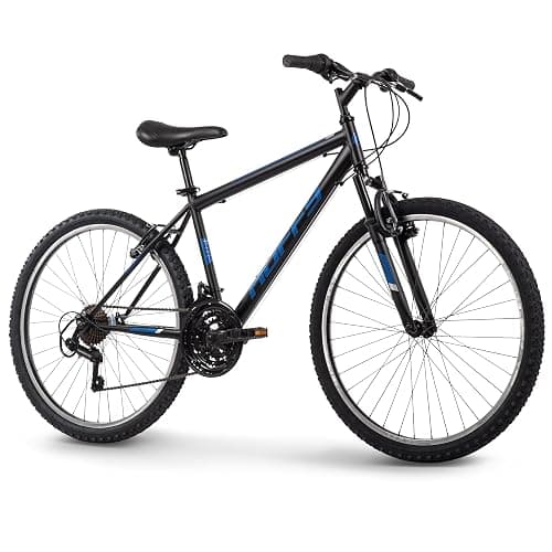 Huffy Stone Mountain Hardtail Mountain Bike for Boys/Girls/Men/Women, 20"/24"/26" Sizes, 6 or 21 Speed Shimano Twist Shifting, Front or Dual Suspension, Comfort Saddle, Sleek Colors - Image 1