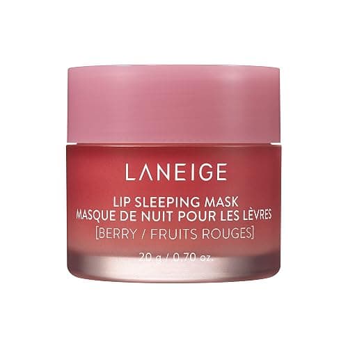 LANEIGE Lip Sleeping Mask: Nourish, Hydrate, Vitamin C, Murumuru & Shea Butter, Antioxidants, Flaky, Dry Lips - Berry - Image 1