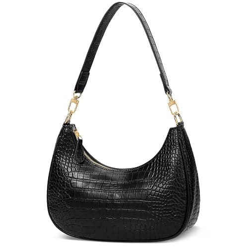 KKXIU Shoulder Bag for Women Small Purse Cute Clutch Hobo Handbag Trendy Crescent Bag - Image 1