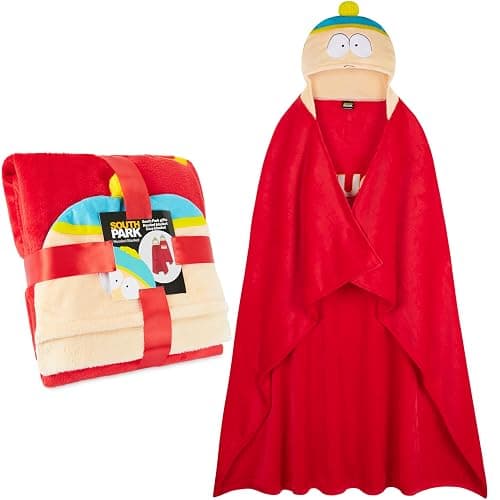 Get Trend Adult Blanket with Hood 51x59 in, Fleece Throw Oversized Wearable Blanket, Soft Loungewear, Christmas Gifts - Image 1