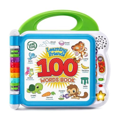 LeapFrog Learning Friends 100 Words Book (Frustration Free Packaging), Green - Green - Frustration Free Packaging - Image 1